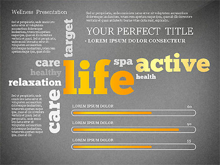Wellness Word Cloud Presentation Template, Slide 11, 02765, Presentation Templates — PoweredTemplate.com