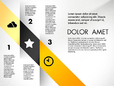 Opzioni e frecce concetto, Slide 5, 02768, Diagrammi Palco — PoweredTemplate.com