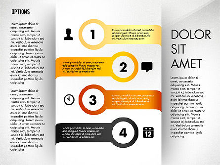 Concepto de Opciones y Flechas, Diapositiva 7, 02768, Diagramas de la etapa — PoweredTemplate.com