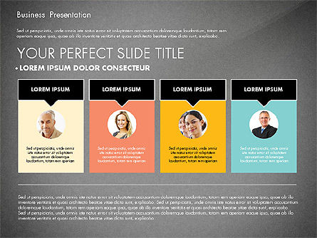 Zakelijke presentatie in moderne kleuren, Dia 9, 02769, Presentatie Templates — PoweredTemplate.com