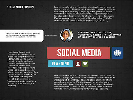 Sociale netwerken presentatieconcept, Dia 12, 02770, Presentatie Templates — PoweredTemplate.com