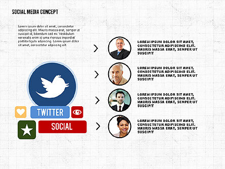 Concepto de presentación de redes sociales, Diapositiva 6, 02770, Plantillas de presentación — PoweredTemplate.com
