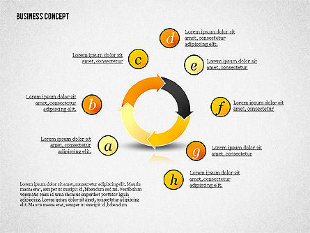 Business Concept Shapes Collection, Slide 2, 02771, Shapes — PoweredTemplate.com