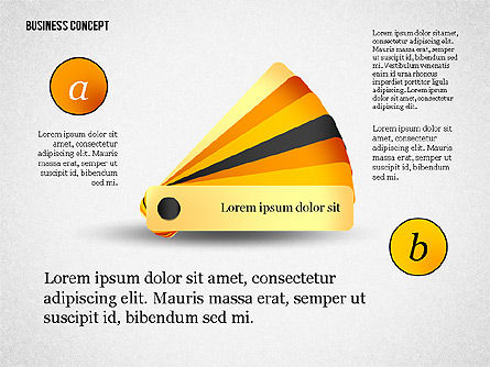 ビジネスコンセプトシェイプコレクション, スライド 4, 02771, 図形 — PoweredTemplate.com