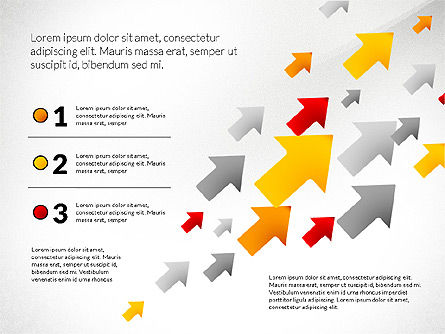 Arrows and Connections, PowerPoint Template, 02772, Process Diagrams — PoweredTemplate.com