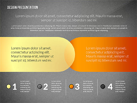 Flechas y Conexiones, Diapositiva 12, 02772, Diagramas de proceso — PoweredTemplate.com