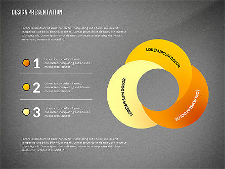 Tombol Tanda Panah Dan Koneksi, Slide 14, 02772, Diagram Proses — PoweredTemplate.com