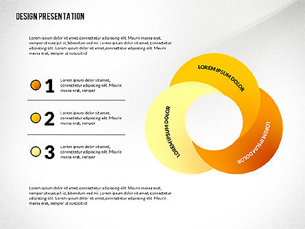 Tombol Tanda Panah Dan Koneksi, Slide 6, 02772, Diagram Proses — PoweredTemplate.com