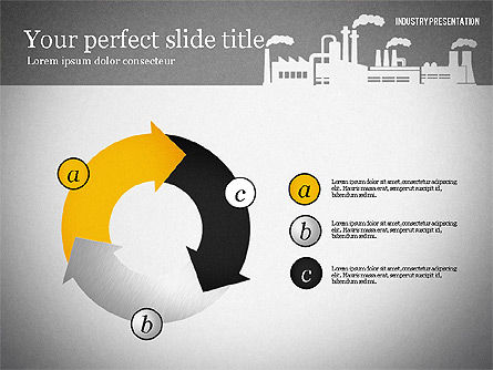 Industry presentatiesjabloon, Dia 9, 02777, Presentatie Templates — PoweredTemplate.com
