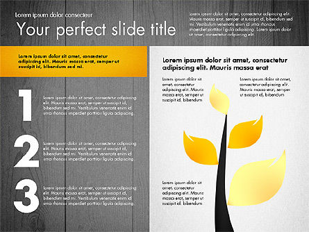 Schéma de scène avec arbre, Diapositive 10, 02778, Schémas d'étapes — PoweredTemplate.com
