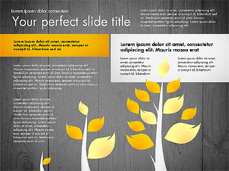 Diagram Panggung Dengan Pohon, Slide 11, 02778, Diagram Panggung — PoweredTemplate.com