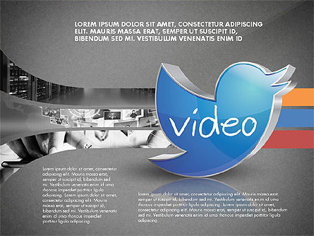 Opzioni di contenuto di marketing di Twitter, Slide 12, 02783, Diagrammi Palco — PoweredTemplate.com