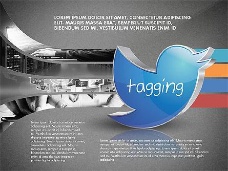 Opzioni di contenuto di marketing di Twitter, Slide 13, 02783, Diagrammi Palco — PoweredTemplate.com