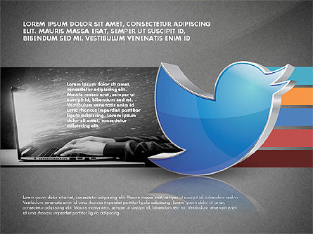 Opzioni di contenuto di marketing di Twitter, Slide 9, 02783, Diagrammi Palco — PoweredTemplate.com