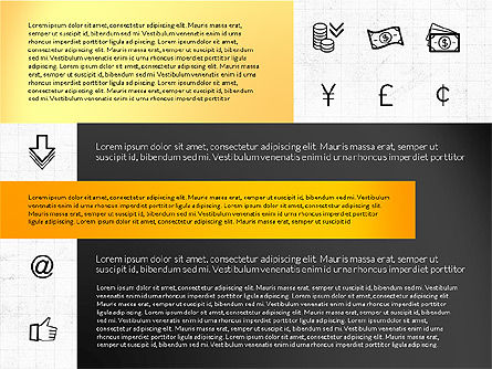 Disposition de la grille avec des icônes, Diapositive 6, 02790, Icônes — PoweredTemplate.com