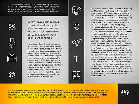 Disposition de la grille avec des icônes, Diapositive 9, 02790, Icônes — PoweredTemplate.com