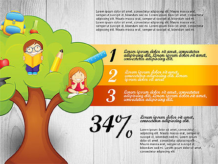 Pilihan Dengan Pohon Pendidikan, Slide 3, 02795, Bagan dan Diagram Pendidikan — PoweredTemplate.com