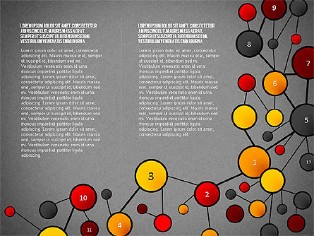 Présentation thématique du réseau social, Diapositive 14, 02803, Modèles de présentations — PoweredTemplate.com