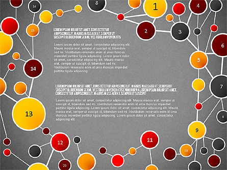 Présentation thématique du réseau social, Diapositive 15, 02803, Modèles de présentations — PoweredTemplate.com