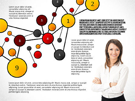 Présentation thématique du réseau social, Diapositive 4, 02803, Modèles de présentations — PoweredTemplate.com