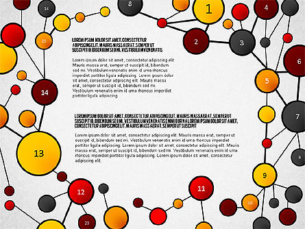 Présentation thématique du réseau social, Diapositive 7, 02803, Modèles de présentations — PoweredTemplate.com