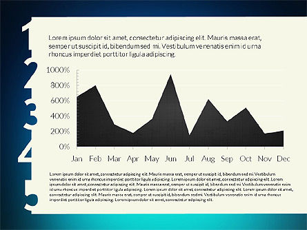 Plantilla de presentación de la reunión de Kickoff con gráficos dirigidos por datos, Diapositiva 11, 02805, Plantillas de presentación — PoweredTemplate.com