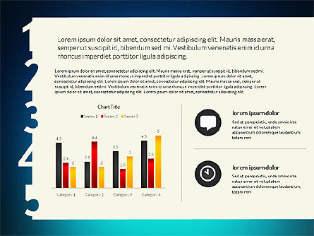 Modèle de présentation de réunion de Kickoff avec des graphiques axés sur les données, Diapositive 16, 02805, Modèles de présentations — PoweredTemplate.com