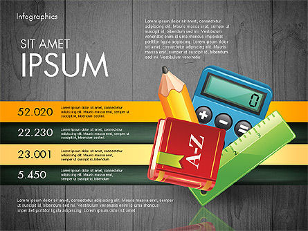 Infographie de l'école, Diapositive 12, 02809, Graphiques et schémas pédagogiques — PoweredTemplate.com