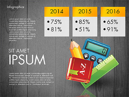 Infografía relacionada con la escuela, Diapositiva 13, 02809, Diagramas y gráficos educativos — PoweredTemplate.com