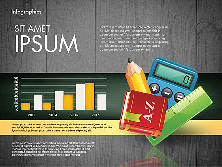 School gerelateerde infographics, Dia 14, 02809, Educatieve Grafieken en Diagrammen — PoweredTemplate.com