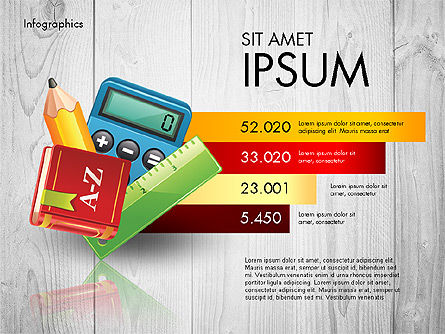 Infografis Terkait Sekolah, Slide 8, 02809, Bagan dan Diagram Pendidikan — PoweredTemplate.com