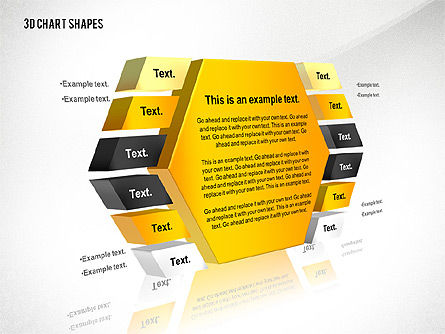Boîte à outils de diagrammes 3D Process et org, Diapositive 3, 02811, Modèles commerciaux — PoweredTemplate.com