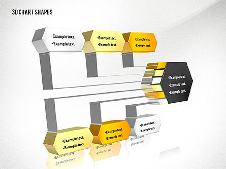 3Dチャートツールボックスのプロセスと組織化, スライド 4, 02811, ビジネスモデル — PoweredTemplate.com