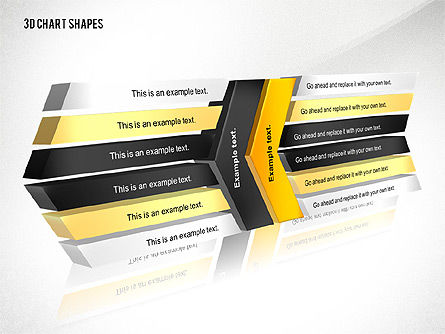 3Dチャートツールボックスのプロセスと組織化, スライド 7, 02811, ビジネスモデル — PoweredTemplate.com