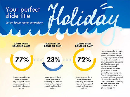 Plantilla de presentación de concepto de vacaciones, Diapositiva 14, 02816, Plantillas de presentación — PoweredTemplate.com