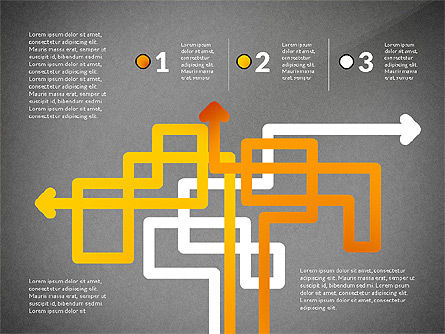 Concept de présentation de questions réponses solutions, Diapositive 10, 02818, Schémas de procédés — PoweredTemplate.com