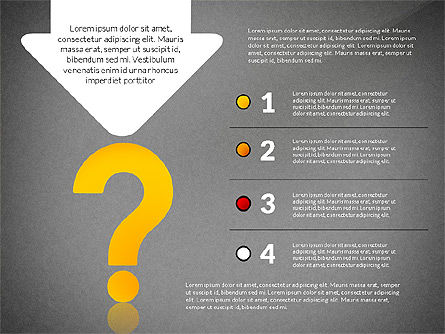 Questions Answers Solutions Presentation Concept, Slide 12, 02818, Process Diagrams — PoweredTemplate.com