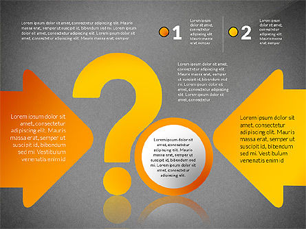 Questions Answers Solutions Presentation Concept, Slide 15, 02818, Process Diagrams — PoweredTemplate.com