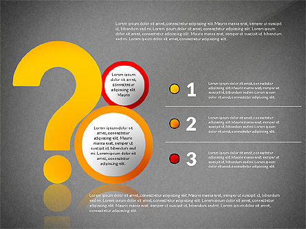 Questions Answers Solutions Presentation Concept, Slide 9, 02818, Process Diagrams — PoweredTemplate.com