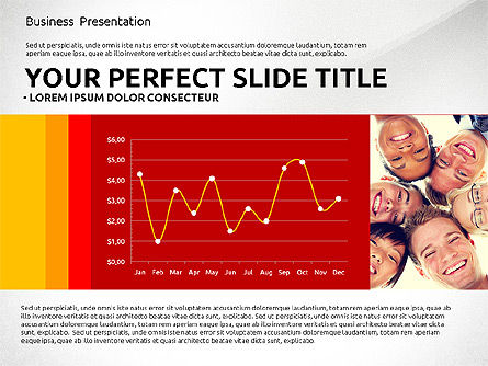 Risultati aziendali con grafici basati su dati, Slide 4, 02822, Diagrammi e Grafici con Dati — PoweredTemplate.com