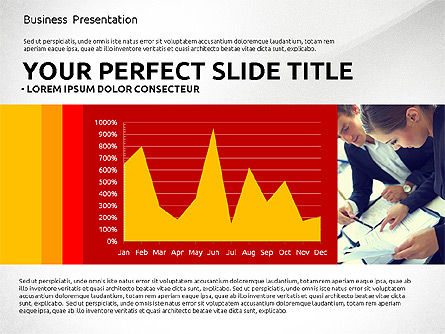 Risultati aziendali con grafici basati su dati, Slide 8, 02822, Diagrammi e Grafici con Dati — PoweredTemplate.com