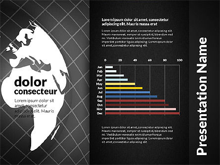 データ駆動型グローバル経済プレゼンテーションテンプレート, スライド 11, 02826, データベースの図＆グラフ — PoweredTemplate.com