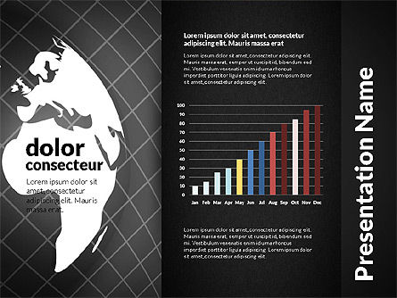 Dati guidato economia globale modello di presentazione, Slide 12, 02826, Diagrammi e Grafici con Dati — PoweredTemplate.com