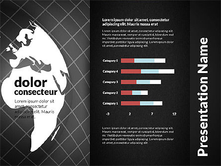 Modèle de présentation de l'économie mondiale axée sur les données, Diapositive 14, 02826, Schémas, graphiques de données — PoweredTemplate.com