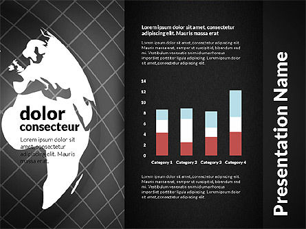 数据驱动的全球经济演示模板, 幻灯片 9, 02826, 数据驱动图和图表 — PoweredTemplate.com