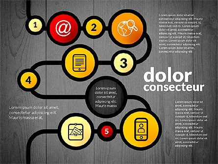 Presentasi Tim Dengan Kotak Teks, Slide 11, 02827, Diagram Panggung — PoweredTemplate.com