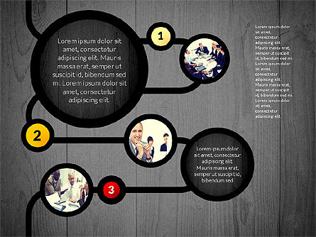 Presentasi Tim Dengan Kotak Teks, Slide 14, 02827, Diagram Panggung — PoweredTemplate.com