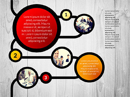 Presentasi Tim Dengan Kotak Teks, Slide 6, 02827, Diagram Panggung — PoweredTemplate.com