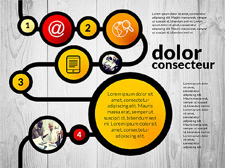 Presentasi Tim Dengan Kotak Teks, Slide 7, 02827, Diagram Panggung — PoweredTemplate.com