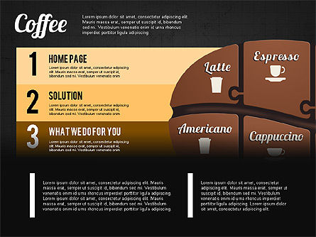 Infografía del grano de café, Diapositiva 10, 02828, Infografías — PoweredTemplate.com